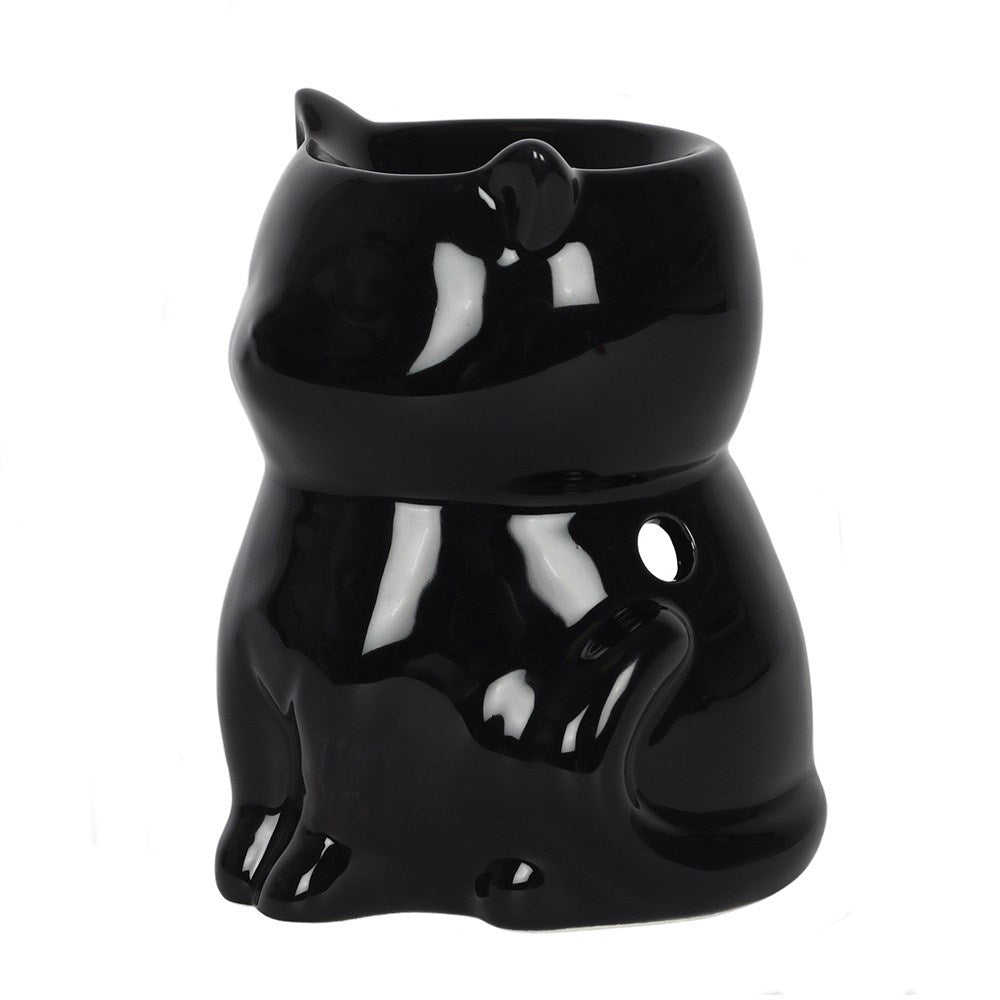 Zwarte kat olie/wax brander