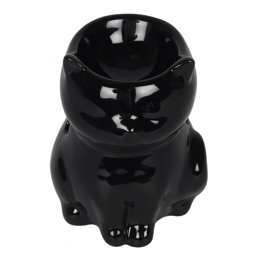 Zwarte kat olie/wax brander