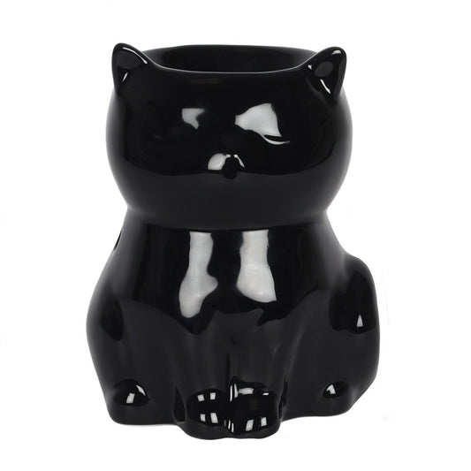 Zwarte kat olie/wax brander