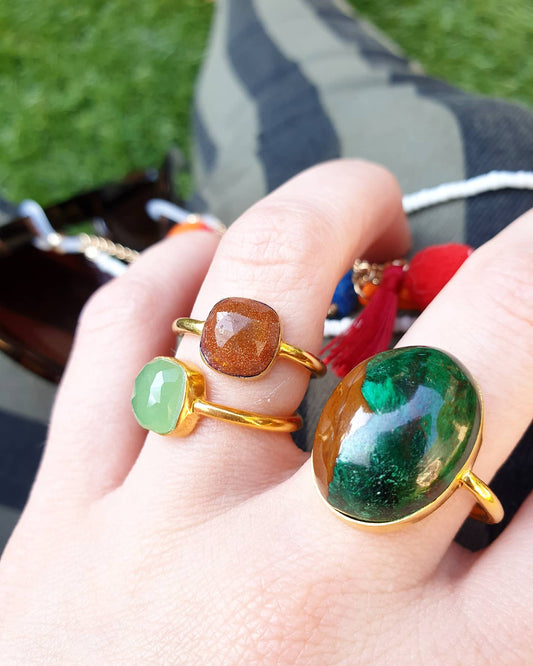 Zonnesteen ring