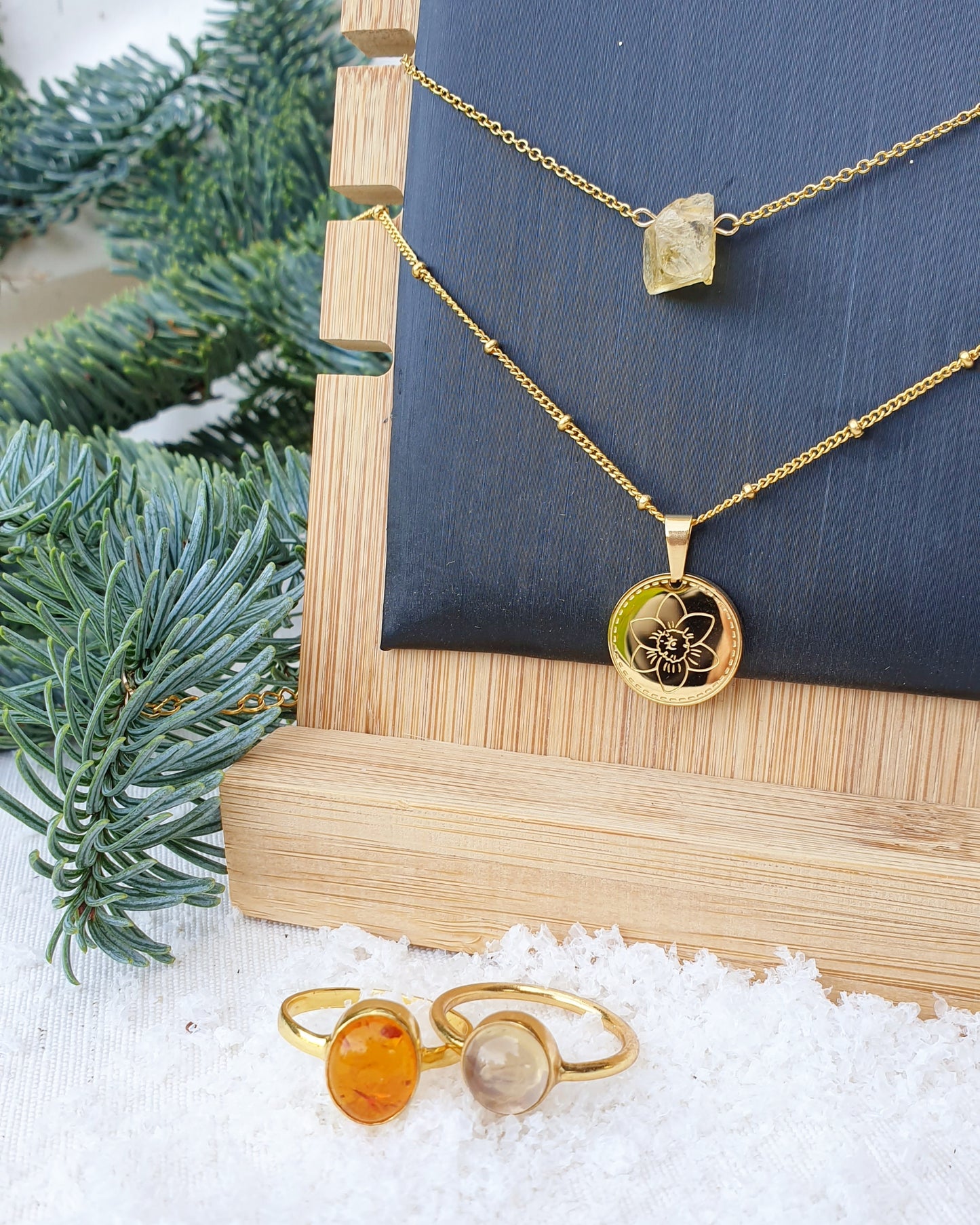 Ketting birthflower narcis december