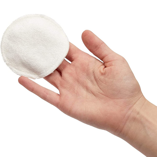 Herbruikbare bamboe make-up pads met waszakje