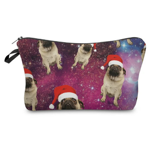 Christmas doggo cosmetica tas