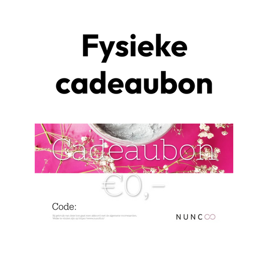 Cadeaubon fysiek