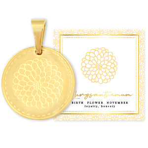 Ketting birthflower chrysant november