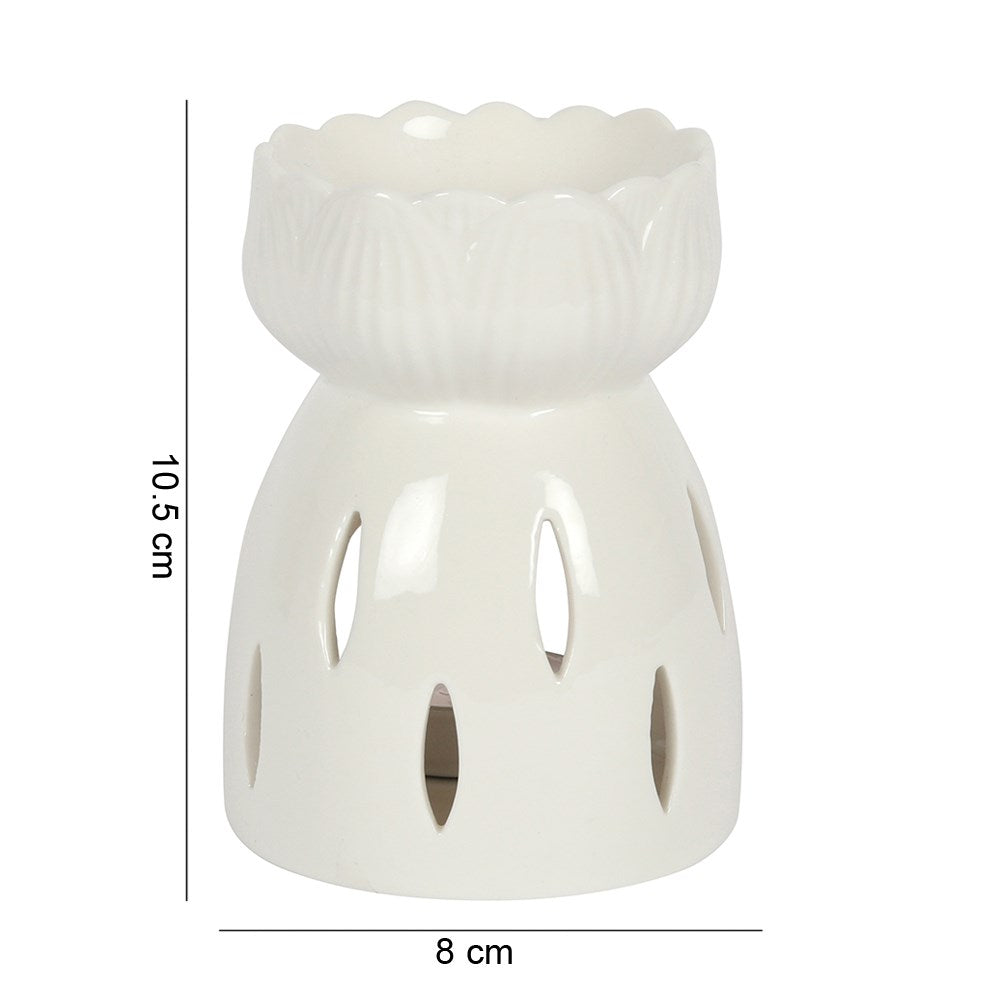 Witte lotus olie/wax brander