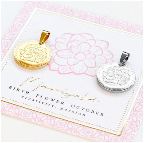 Ketting birthflower goudsbloem oktober
