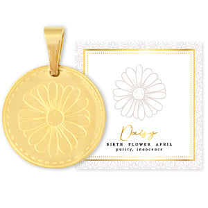 Ketting birthflower madelief april