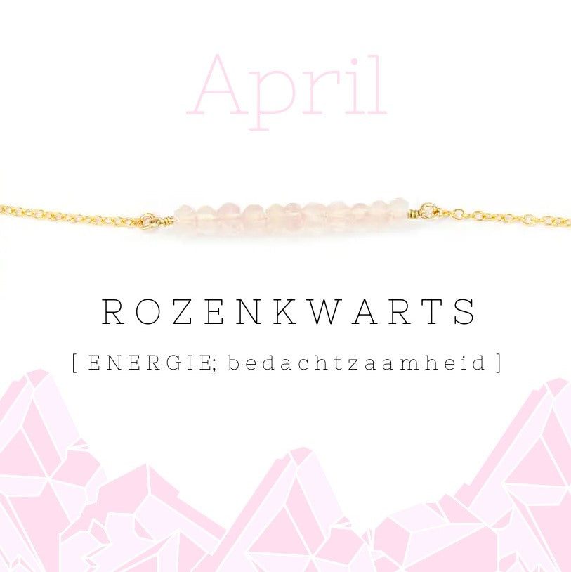 April birthstone armband