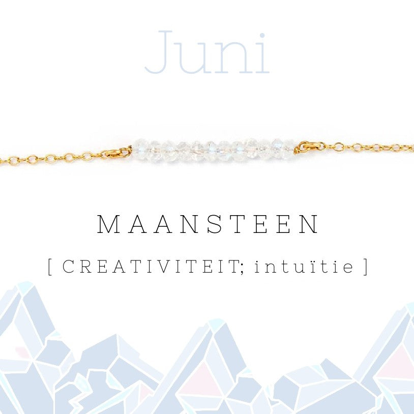 Juni birthstone armband