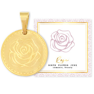 Ketting birthflower roos juni