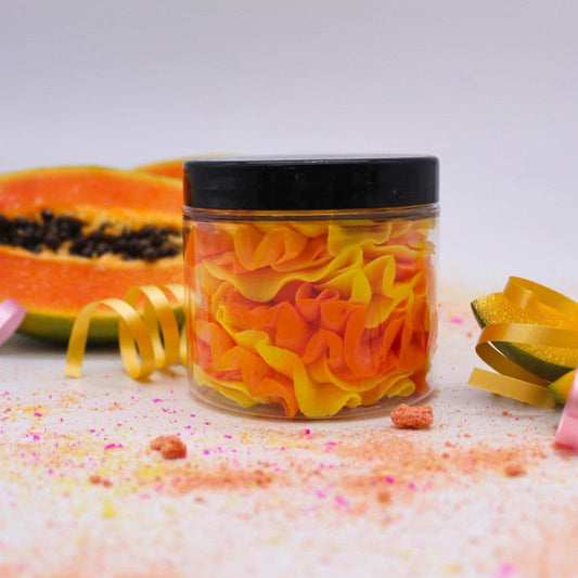 Mango en papaya zeep whip