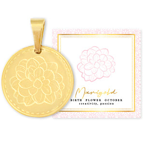 Ketting birthflower goudsbloem oktober