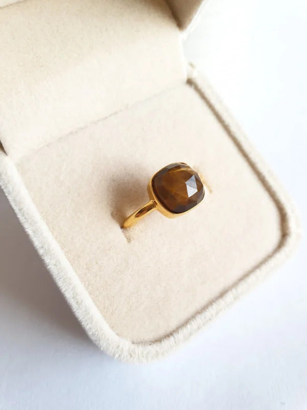 Tijgeroog ring
