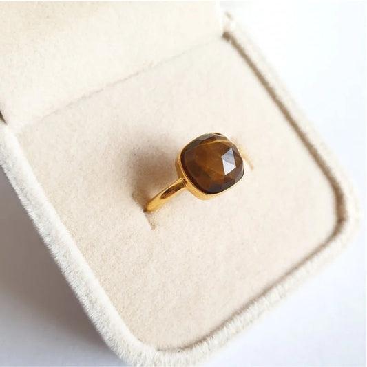 Tijgeroog ring