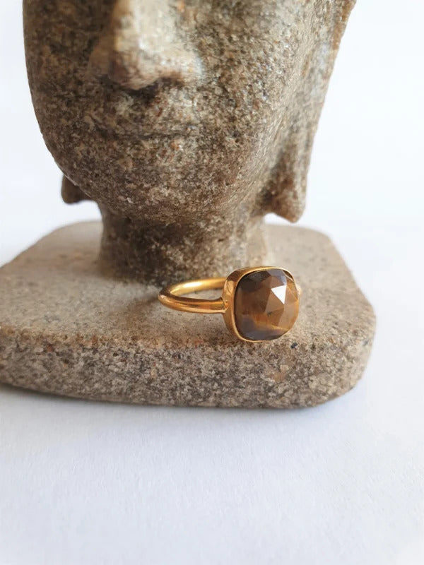 Tijgeroog ring