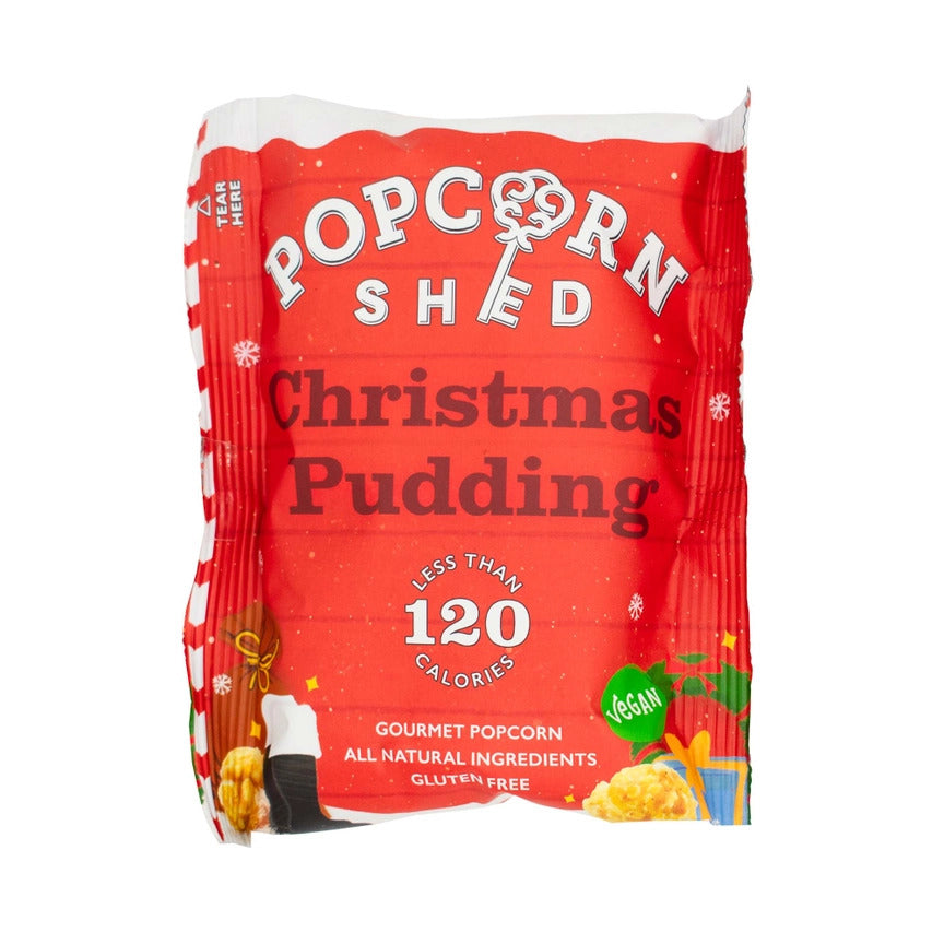 Christmas pudding popcorn