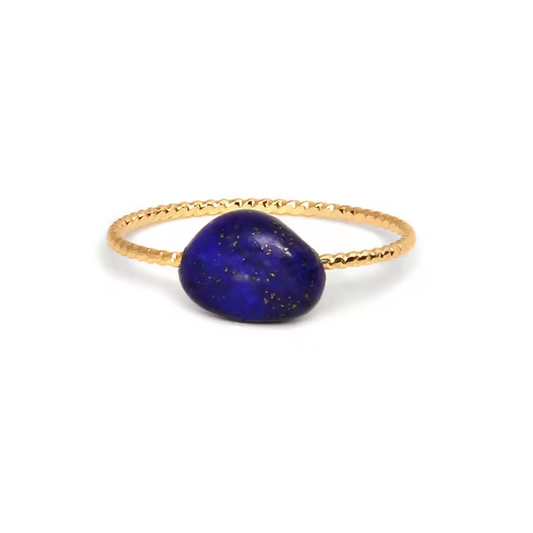 Lapis lazuli brok ring