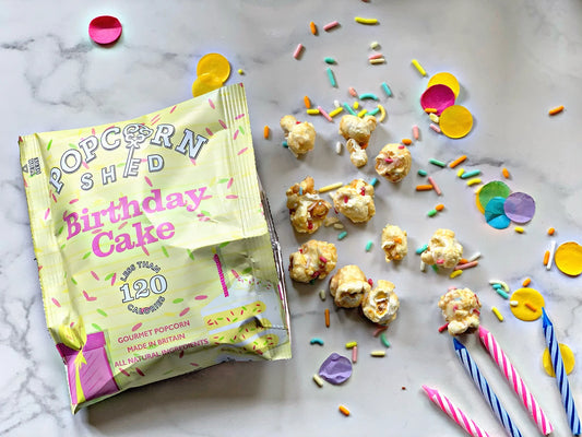 Birthday cake popcorn
