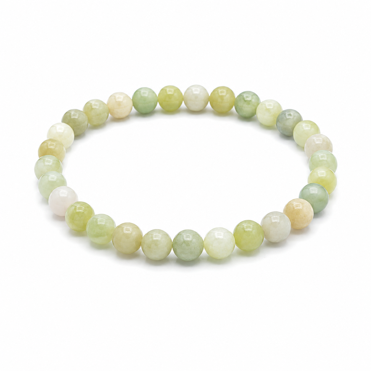 Olijf jade Armband