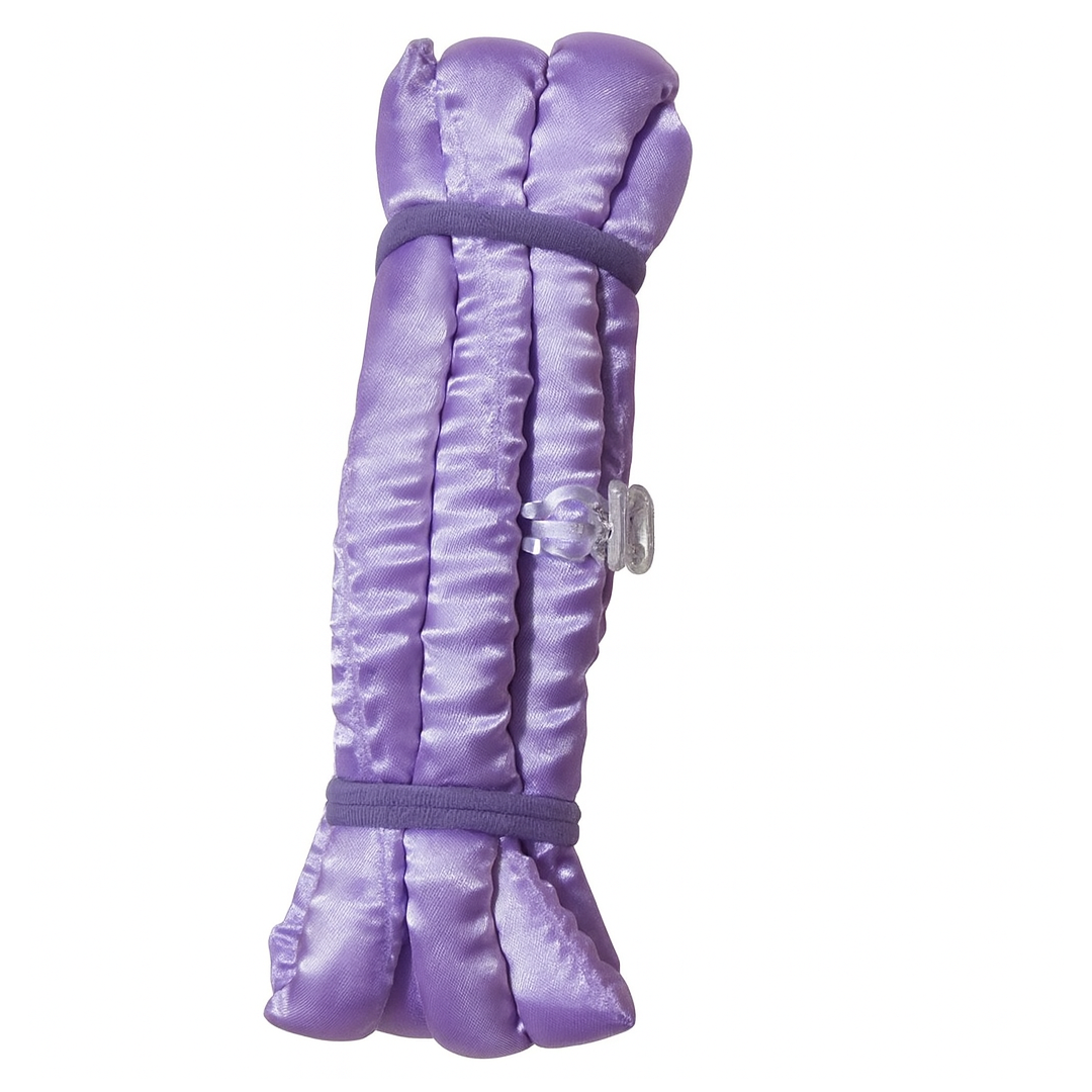 Mini heatless curls paars