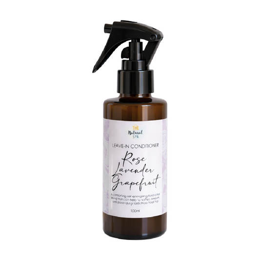 Roos, lavendel en grapefruit leave-in conditioner