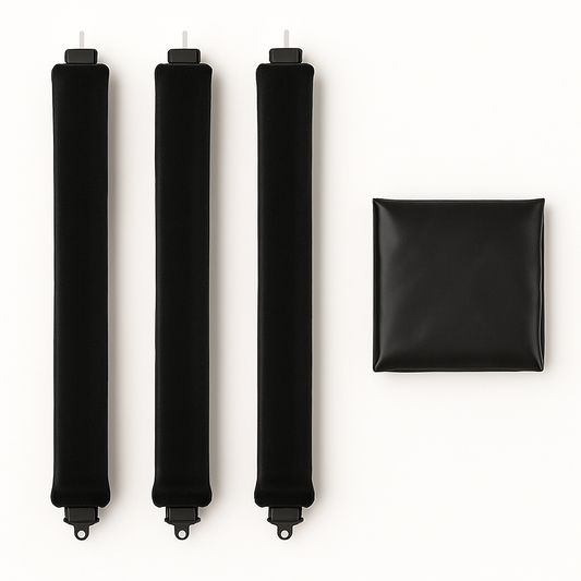 Blow-out heatless curls zwart