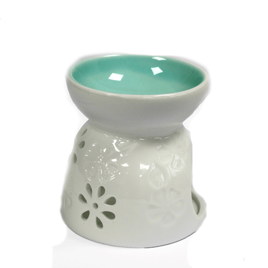 Floral teal brander