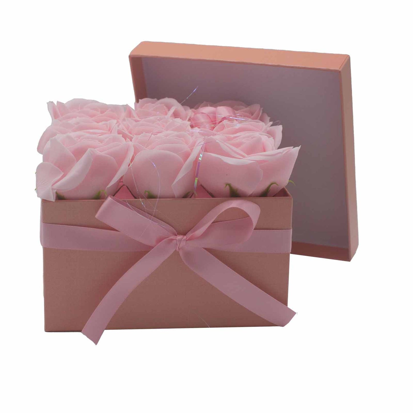 Roze zeeprozen cadeau box